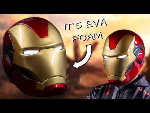 iron man helmet foam size Iron-Man MK50 Electronic Cosplay Helmet, VoiceTouch Control with LED Eyes Realistic 1 Make Your Own IRON MAN