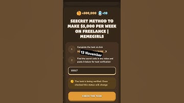 Seecret Method To Make $5,000 per Week on Freelance | MemeGirls | #memefi #shorts #airdrop