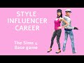 Style influencer career  the sims 4