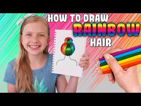 Tutorial per fare una crocchia arcobaleno || Arte con Alyssa
