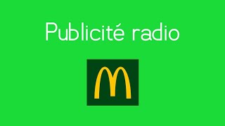 Pub radio Mc Donald's menu Mc Smart Resimi