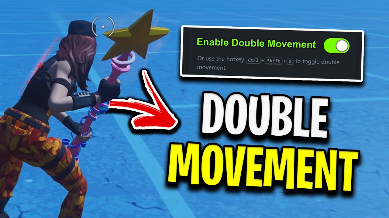 How To Get Double Movement In Fortnite Season 6 Wooting App Youtube