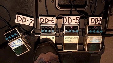 Sound Demo Boss Delay Pedals: Hear the Difference Between Boss DD-2, DD-5, DD-6 and DD-7