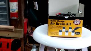 HARBOR FREIGHT Quick Change Air brush Kit News