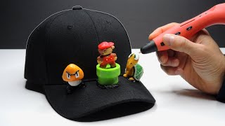 3D Pen - Super Mario Bros Tribute Hat (35 years!)