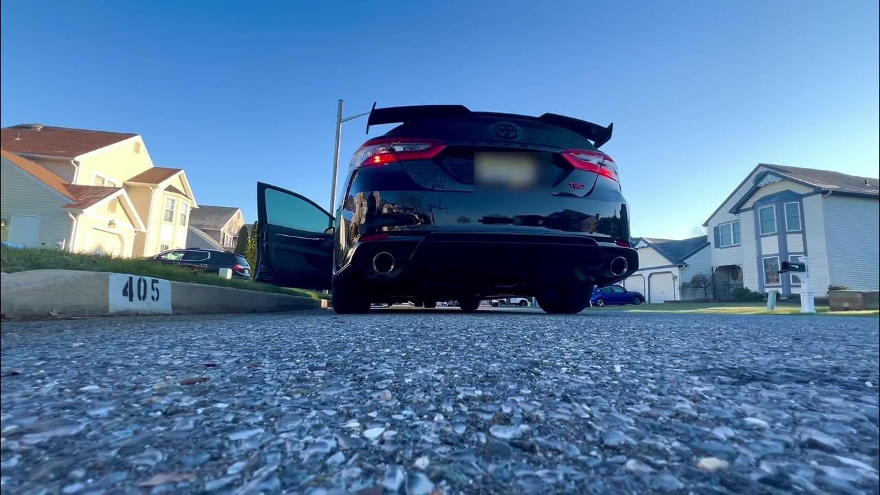 2022 Camry TRD Resonator Delete + AEM Intake Cold Start YouTube
