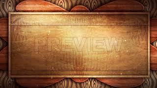Decorative Wooden Background 2 Stock Motion Graphics