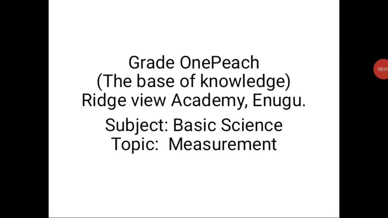 Grade 1-Basic Science - YouTube