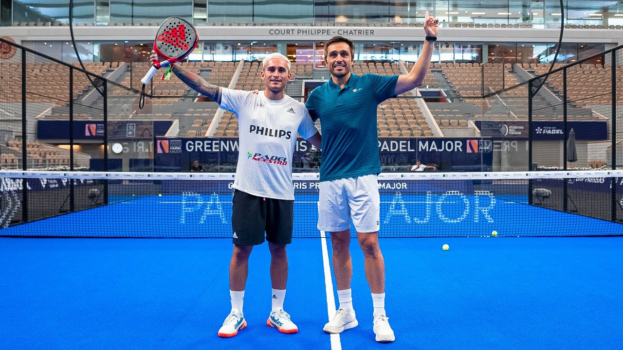 JUGANDO PÁDEL en ROLAND GARROS Partido de Pádel *Tie Break* YouTube