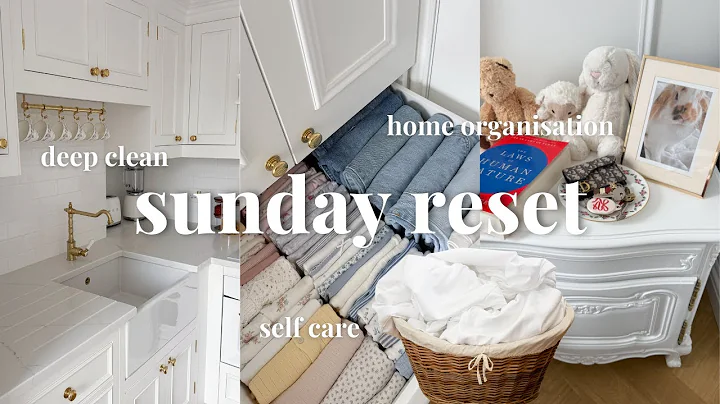 Sunday Reset *Satisfying* | Deep Cleaning my Flat, Home Organisation & Self Care