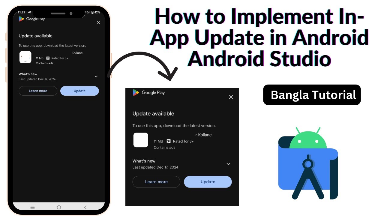 How to Implement In-App Update in Android | Bangla Tutorial 2025 ...