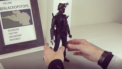 Talking Kitbashes with a 1/6 scale Custom Black Ops Spiderman Action Figure