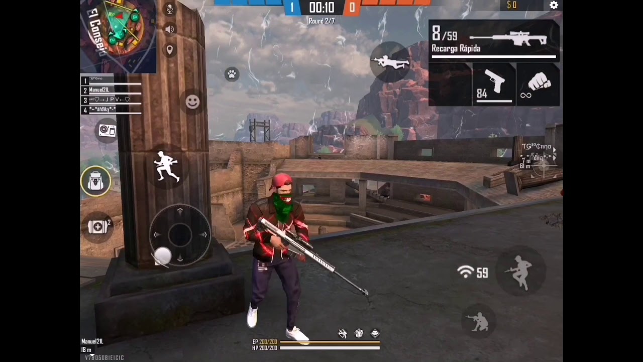 USO LA NUEVA ARMA DE FREE FIRE *INCREIBLE* - YouTube