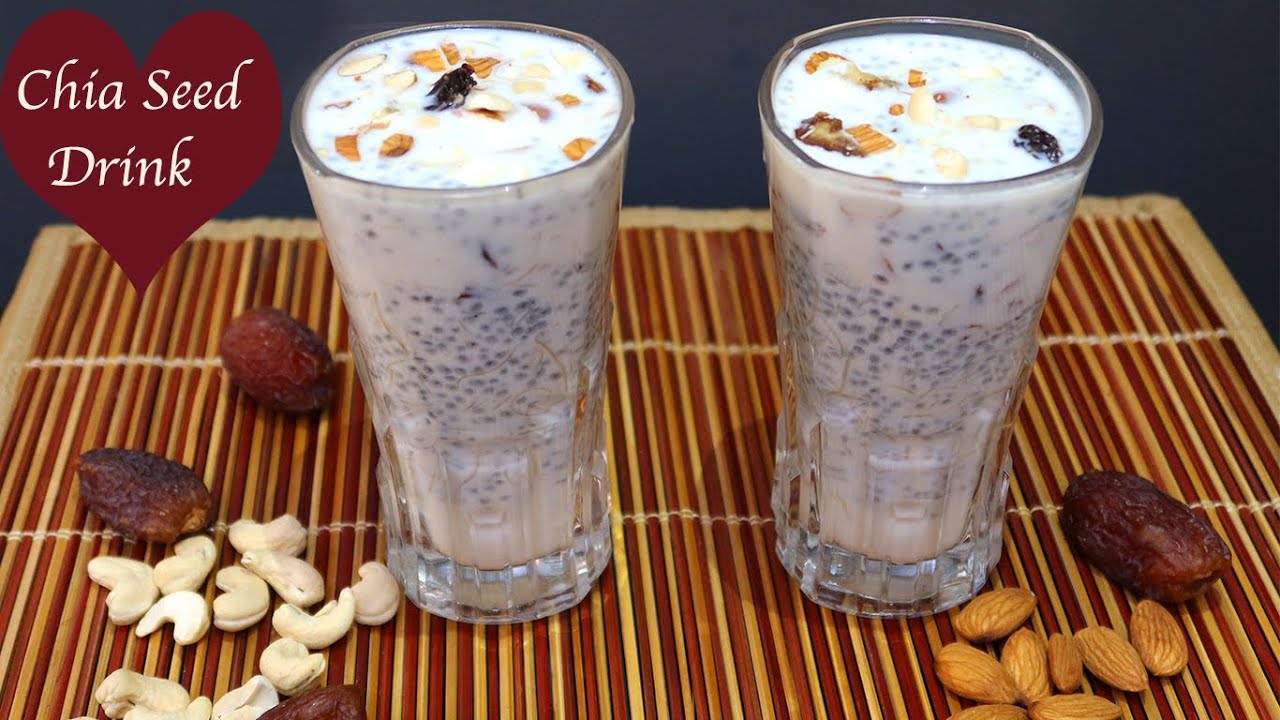 Energy Chia Seed Drink Healthy PostWorkout Drink Chia Seed Dry
