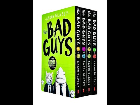 The Bad Guys Episodes 1-8 Collection 4 Books Set By Aaron Blabey