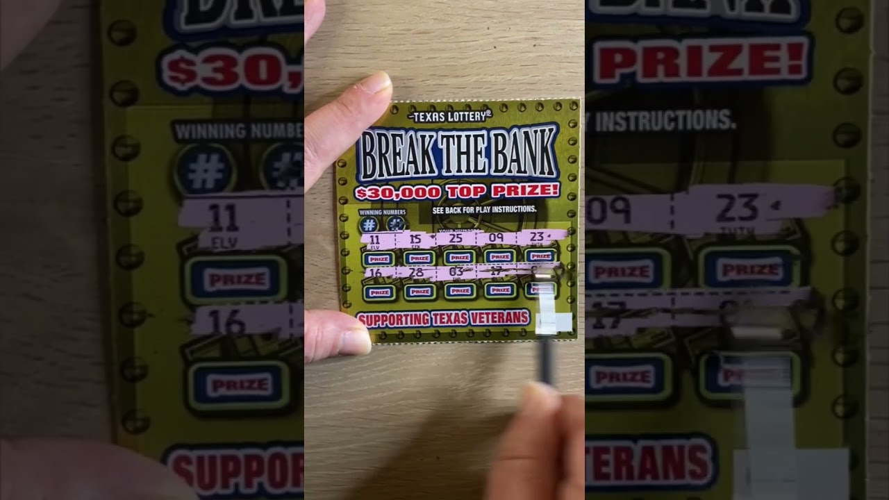 🏦 Break the Bank 🏦 Ticket #13 