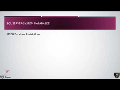 22- Operations You Can't do on the MSDB db العمليات التي لا يمكنك عملها على قاعدة بيانات نظام ال