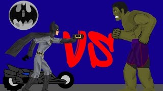 Batman vs Hulk Animation Drawing Cartoons 2