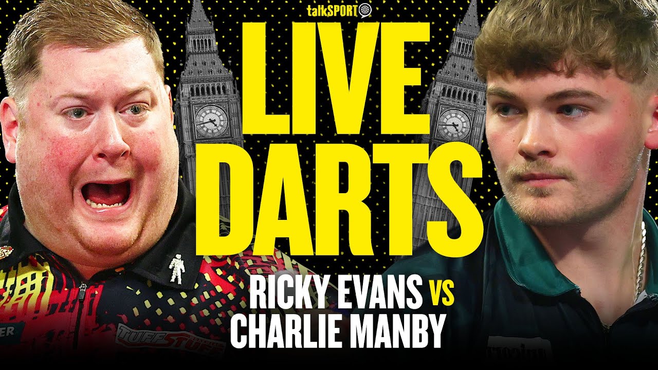 🎯 LIVE: Ricky Evans v Charlie Manby | 2026 World Darts Championship WATCHALONG