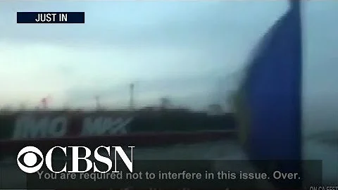 Iran releases video showing warning to British warship