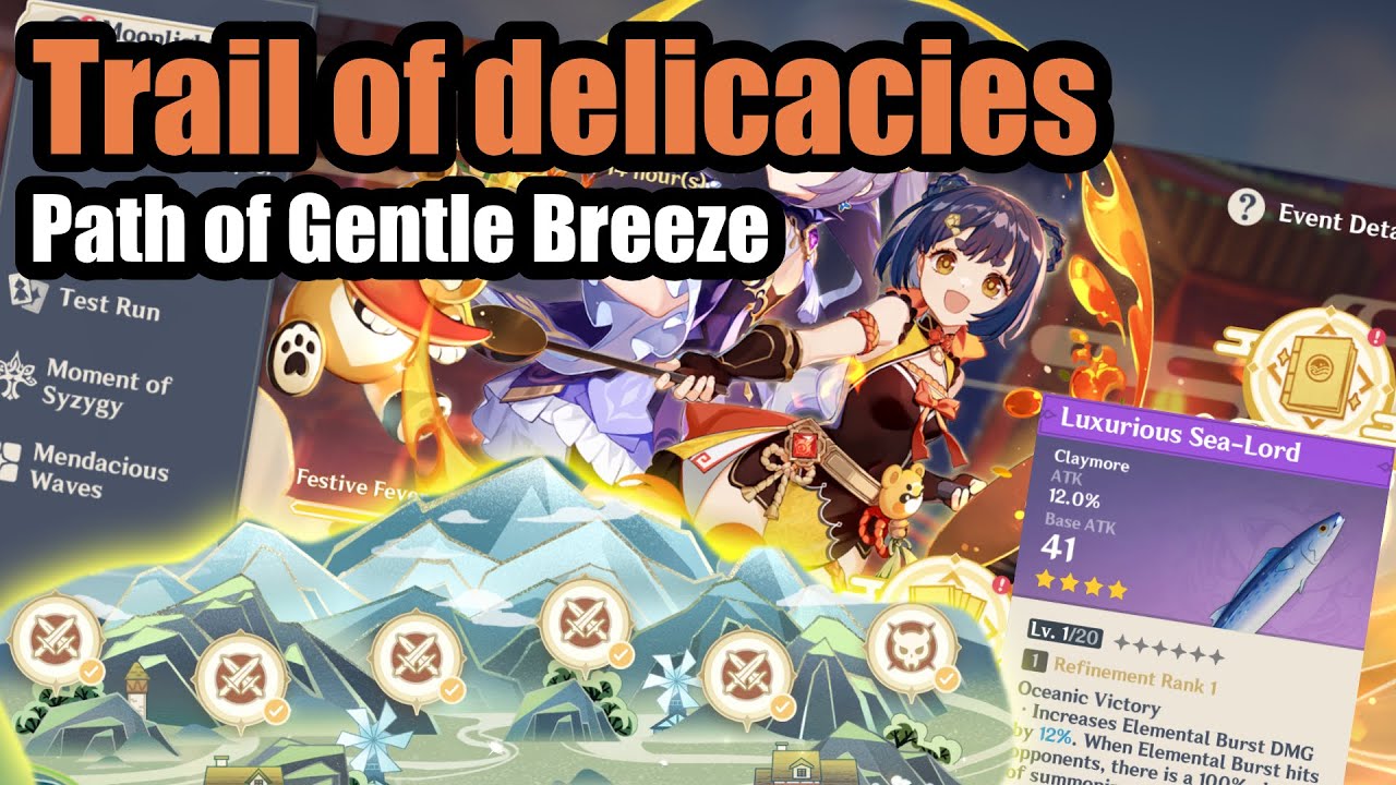 Path of Gentle Breeze | Trail of Delicacies - [Genshin Impact 2.1]