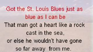 Video thumbnail of "St  Louis Blues with vocals"