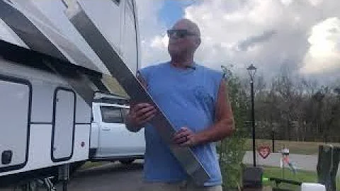 Part 1-Got RV Slide Skis? Replacing Plastic Skis with Stainless Steel!