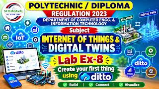 Lab Ex-8 || Create your first thing using Ditto.