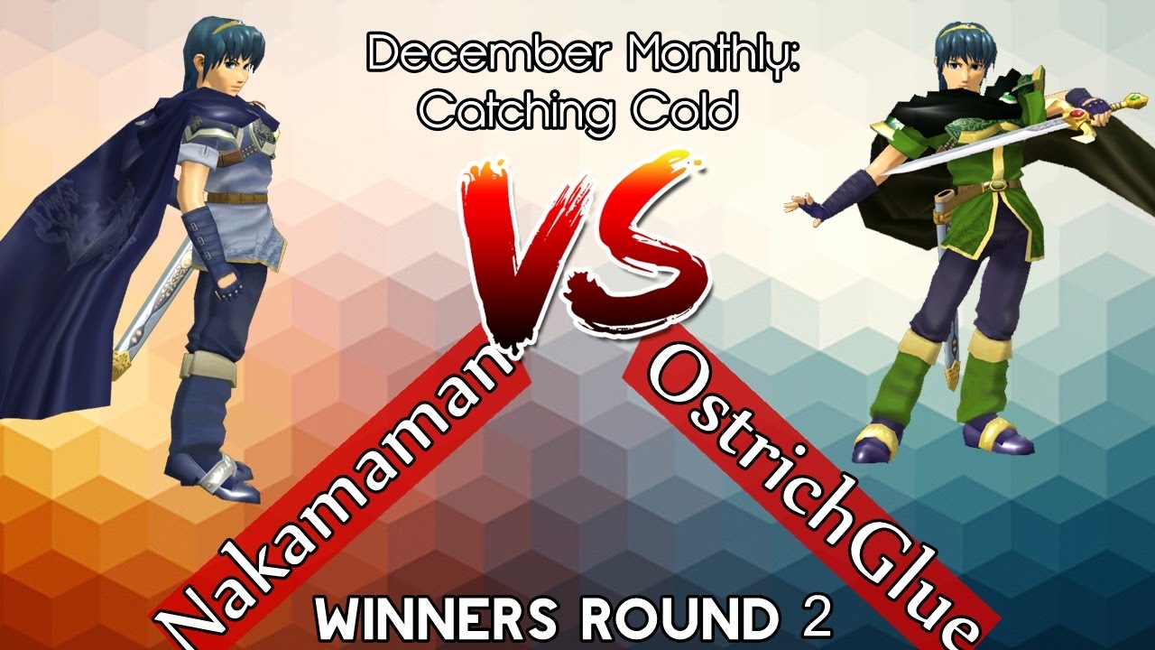 [Melee Singles WR2] Nakamaman(Blue) vs OstrichGlue(Green) [DownB_ December Monthly]