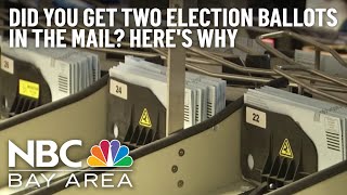 Did You Get Two Election Ballots in the Mail? Here's Why and What to Do