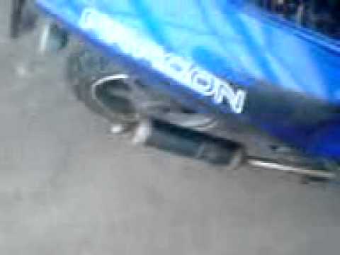 endtopf bmw e46 CPI Aragon mit Malossi Endschalldämpfer *geilster Sound*