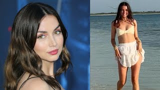 Ana De Armas Just Blew Us Away In A Chic Bikini Top And Mini Skirt For A Day On The Beach