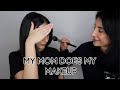 MY MOM DOES MY MAKEUP