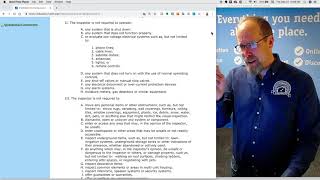 Limitations Section of the Home Inspection Standards of Practice Course