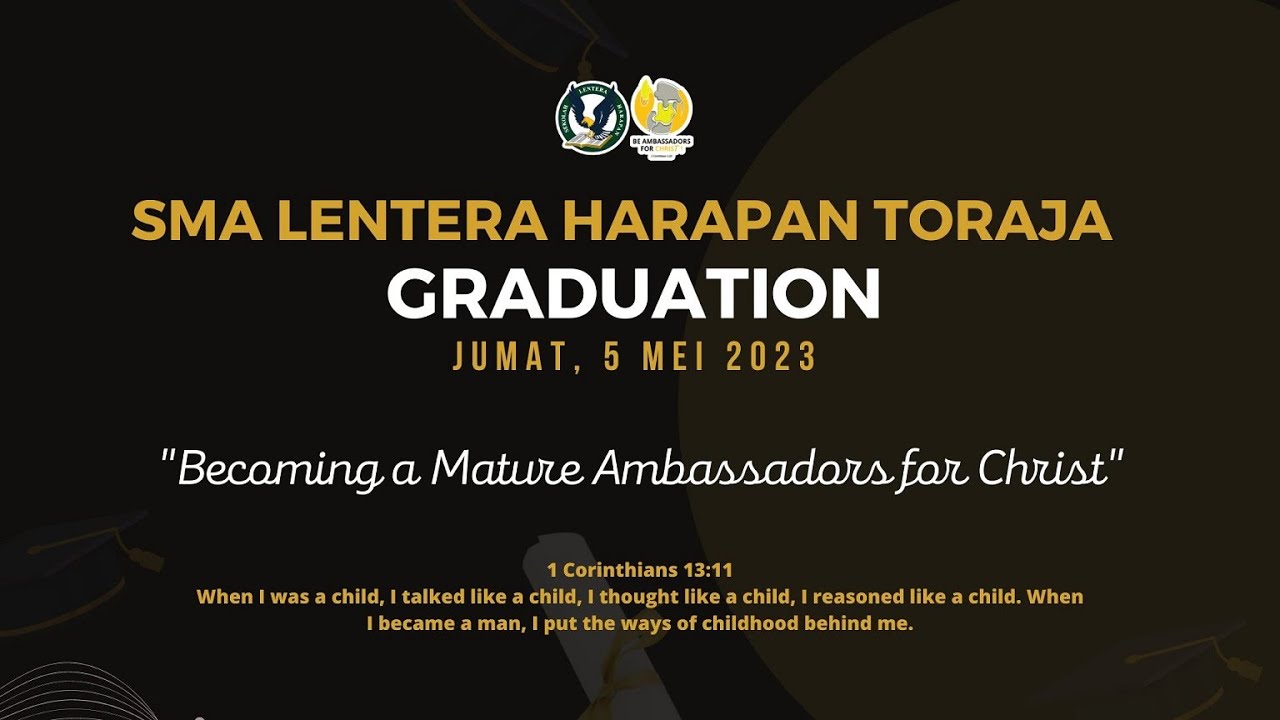 GRADUATION SMA LENTERA HARAPAN TORAJA 2023 (ANGKATAN 9) - YouTube
