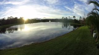 Time Lapse Sunset of January, Orlando FL