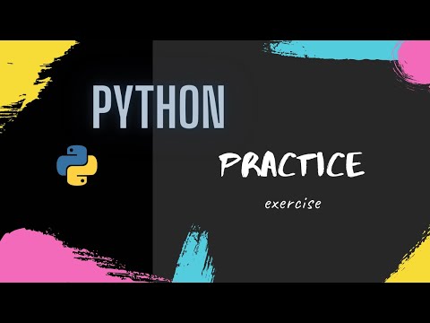 Practice Exercise | Practice Exercise in Python | Python Exercise in Hindi
