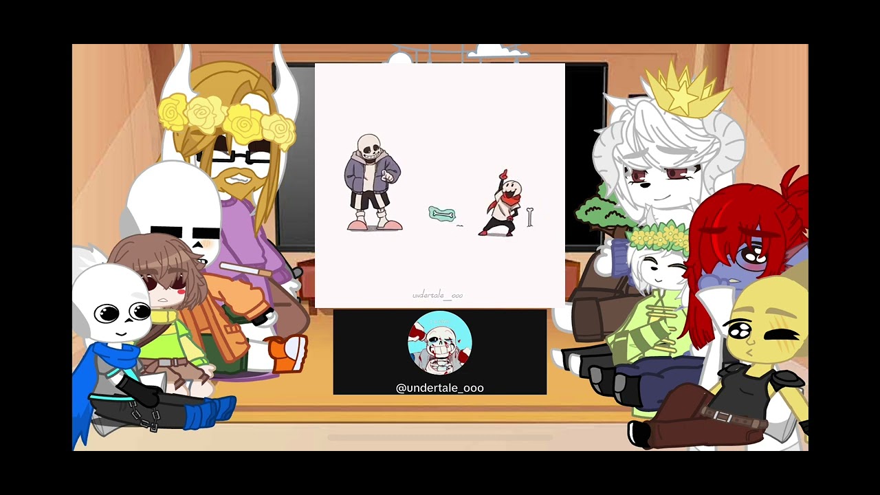 Underswap reacts to Undertale || Unfinished || No Part 2 || Bad/Lazy
