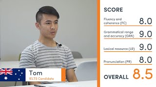 Band 8.5 IELTS Practice Speaking Exam (native Speaker mock test) and feedback - Tom from Australia