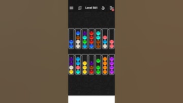 Level 561 of Ball Sort Color water Puzzle