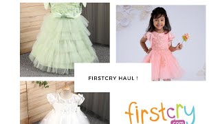 FirstCry Party wear Dress Haul|Baby Girl #firstcryhaul #Firstcryclothing #firscrypartywear#Firstcry