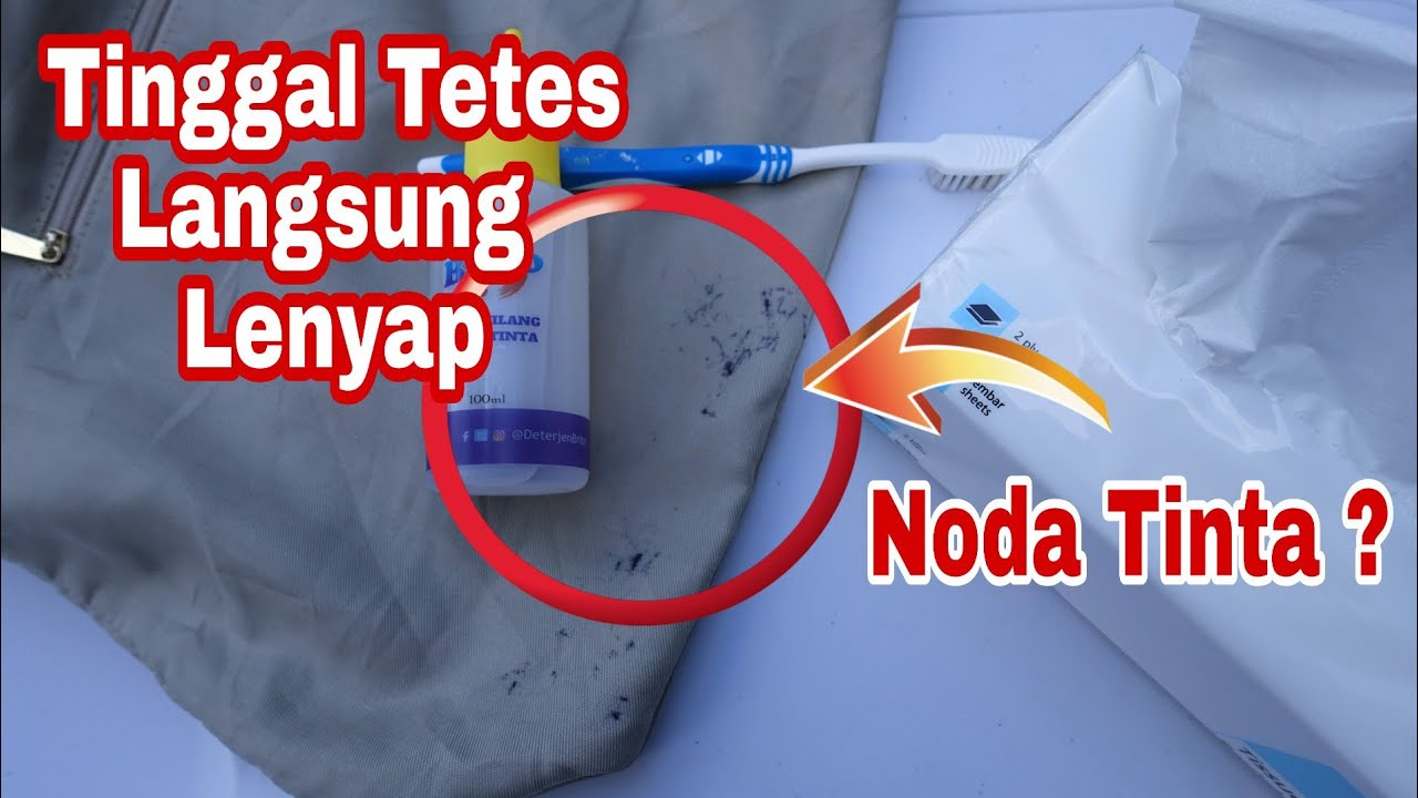 Cara Menghilangkan Noda Tinta Di Tas Penghilang Noda Tinta Tutorial Laundry Kiloan Youtube