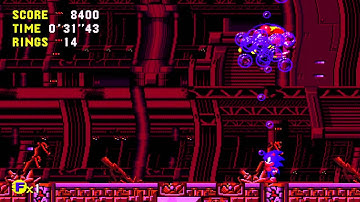 Sonic CD (XBLA) - Tidal Tempest: Zone 3: Bad Future Playthrough (Sonic) [Original Spin Dash]