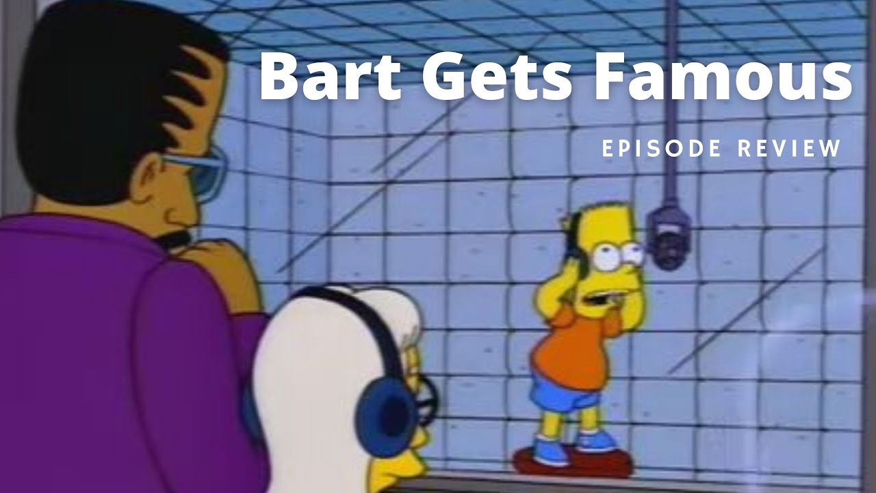 Bart Gets Famous (Episode Review) YouTube