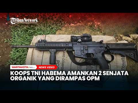 Koops TNI Habema Amankan 2 Senjata Organik yang Dirampas OPM