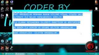Visual Studio 2012 Ultimate  Dersi -1   Konu:  MessageBox