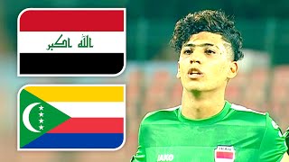 ملخص مباراة العراق و جزر القمر | كأس العرب للناشئين 27-8-2022