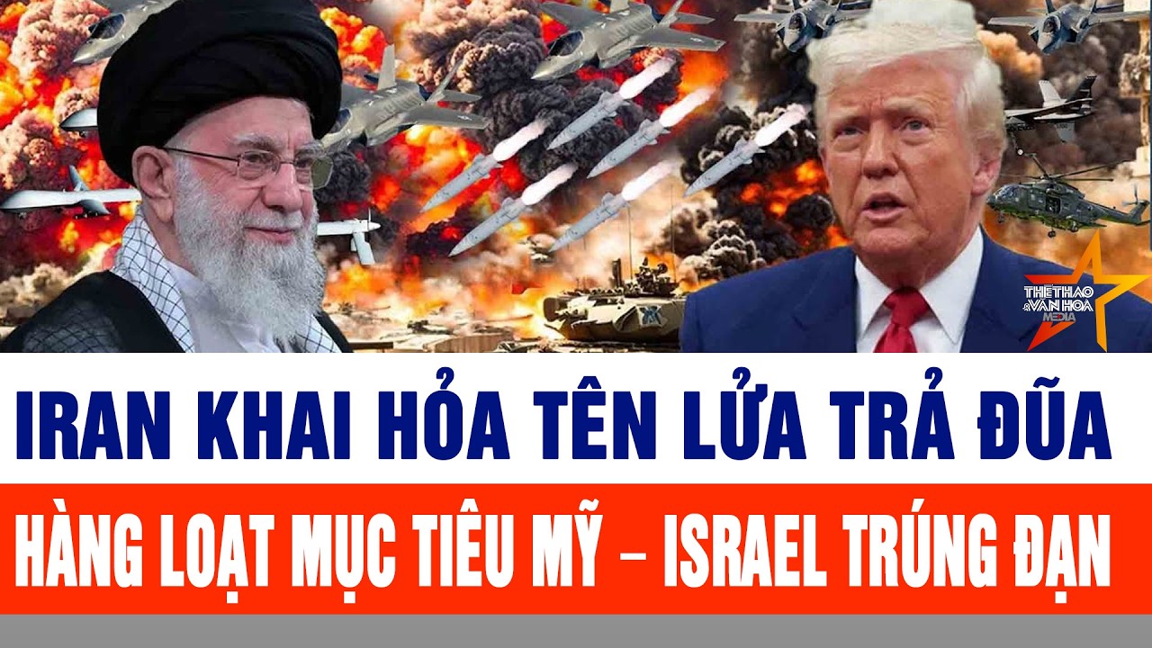 Đòn đáp trả khủng khiếp, Iran phóng tên lửa khắp Trung Đông, căn cứ Mỹ rung chuyển