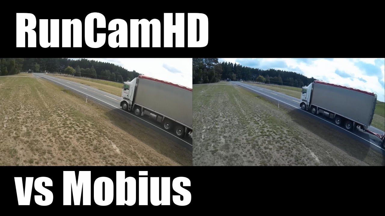 Mobius vs RunCamHD, comparison aerial footage