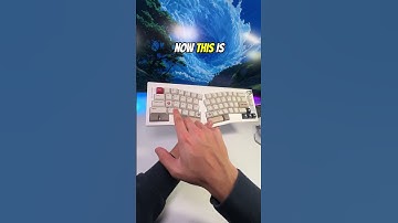 Ergonomic Keyboard SOUNDS CRAZY good.. 🤯 #mechanicalkeyboard #customkeyboard